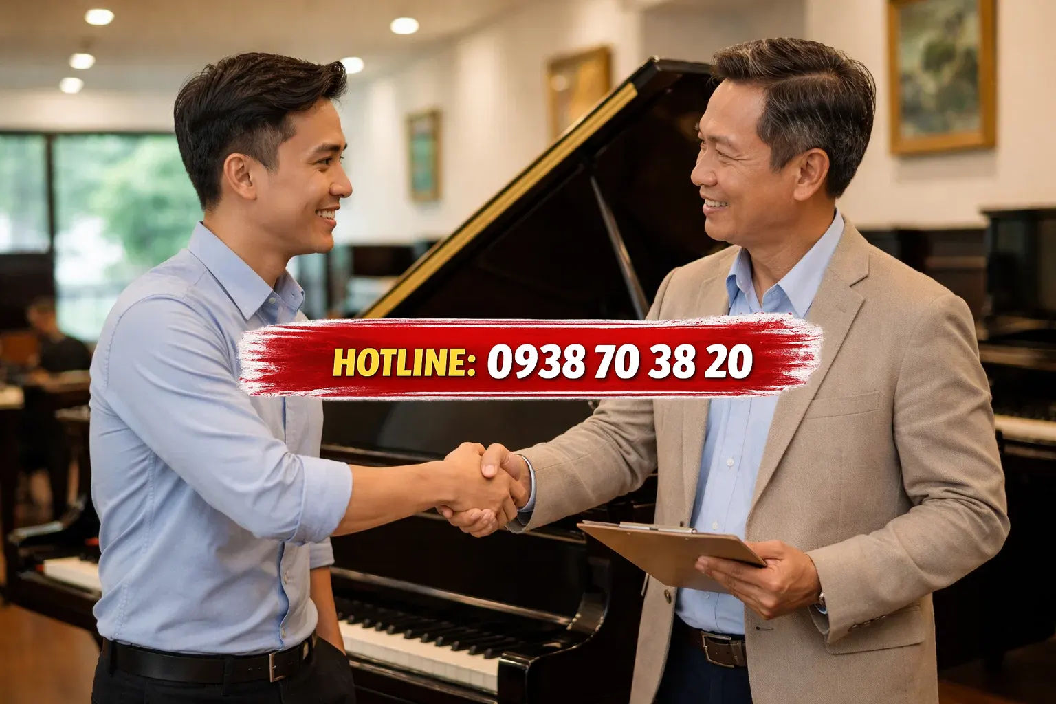 Bước 3: Thỏa thuận giá piano
