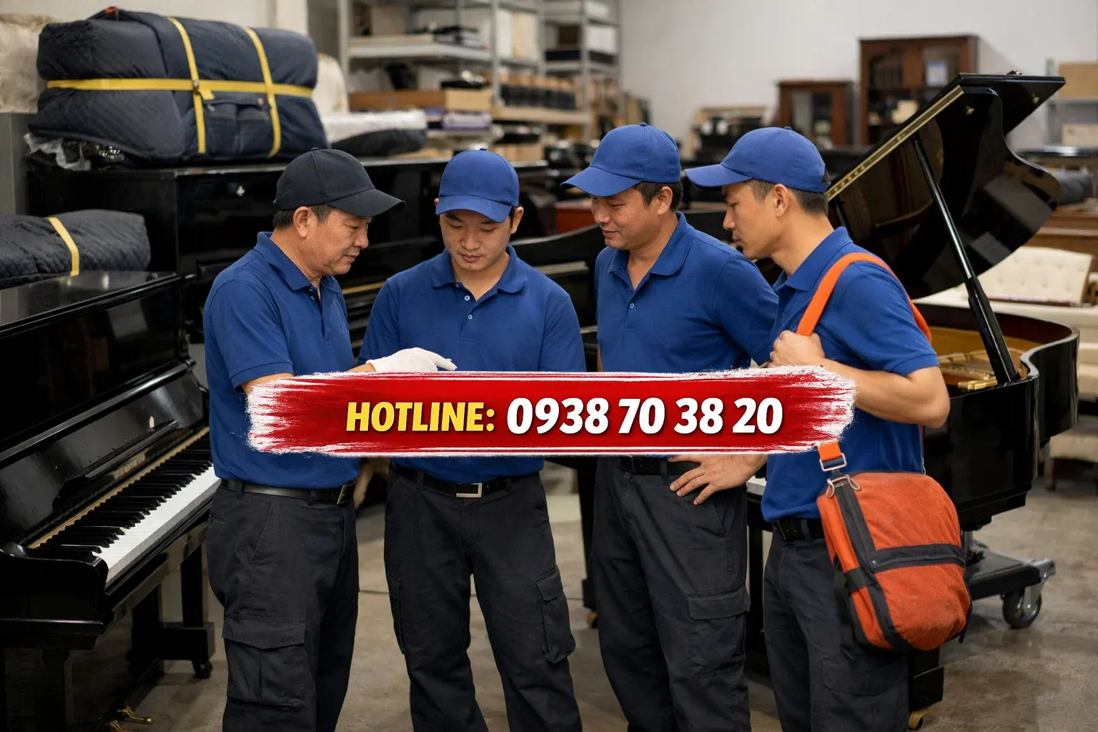 Các loại dịch vụ vận chuyển piano