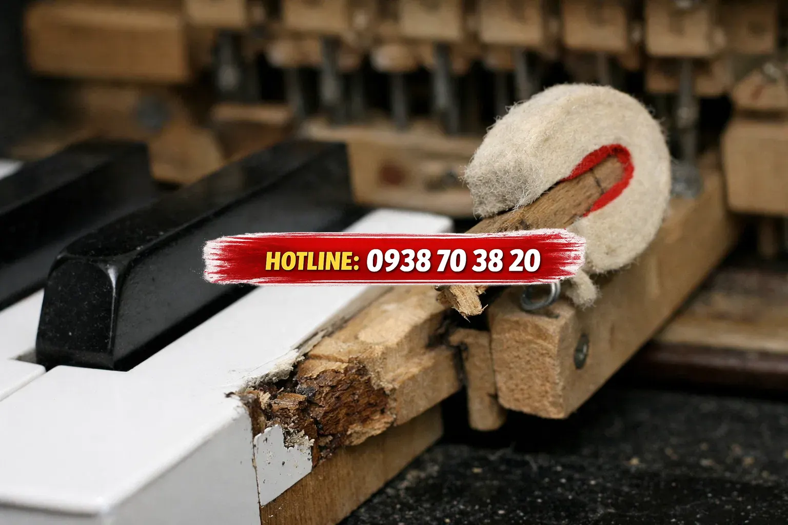 Các vấn đề thường gặp ở piano cần sửa chữa