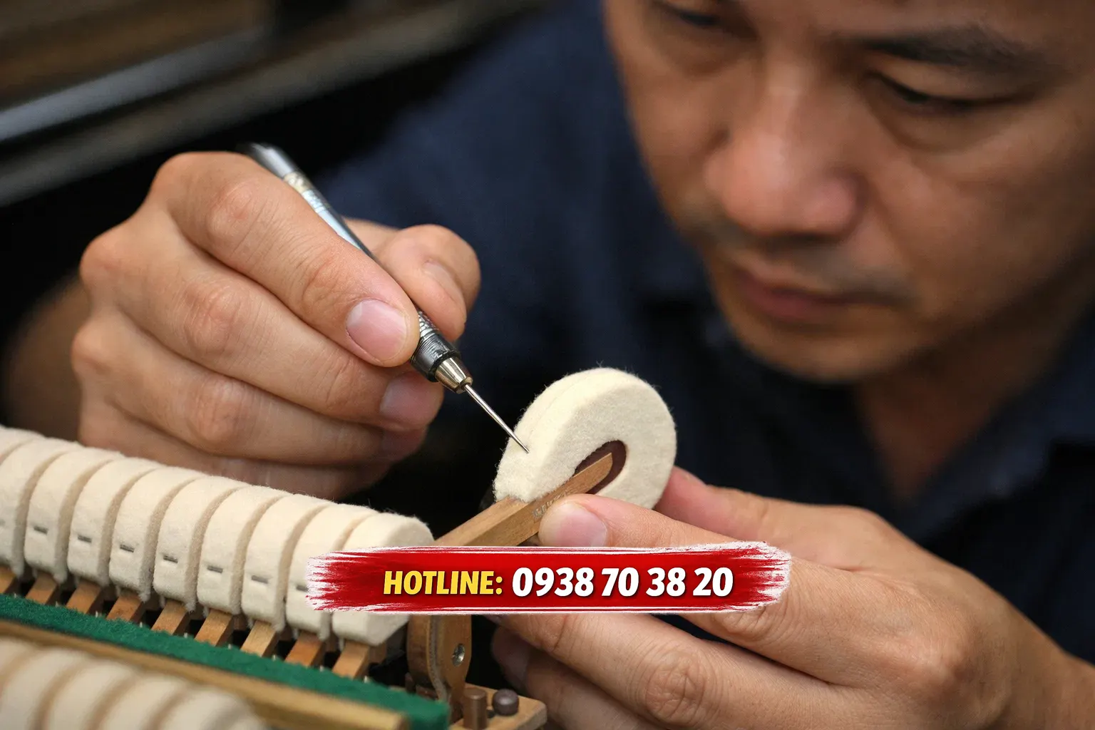 Chỉnh âm piano - voicing