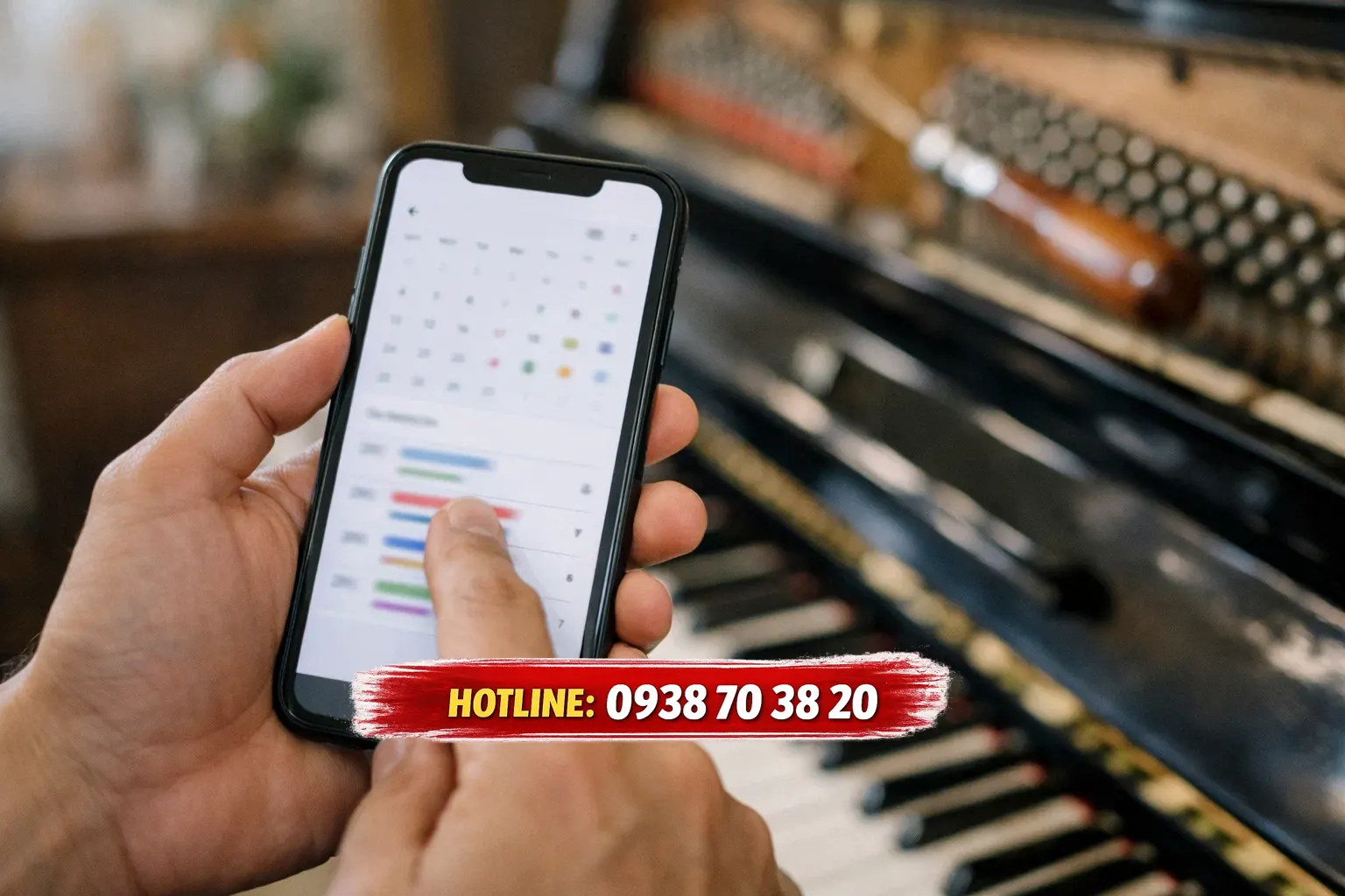 Đặt lịch lên dây piano ngay