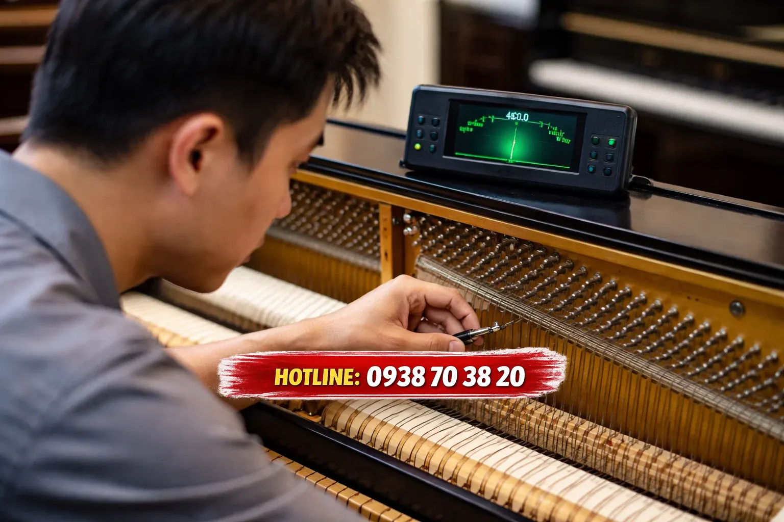 Đo tần số piano