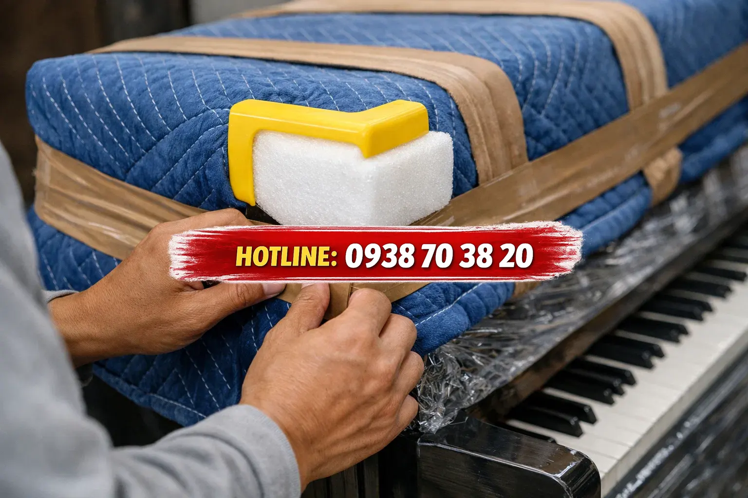Đóng gói piano chuyên nghiệp