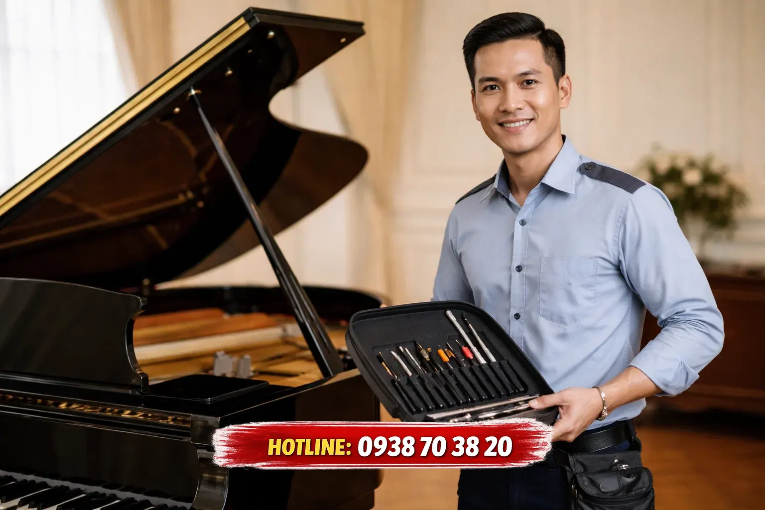 Giới thiệu dịch vụ lên dây piano tại TPHCM