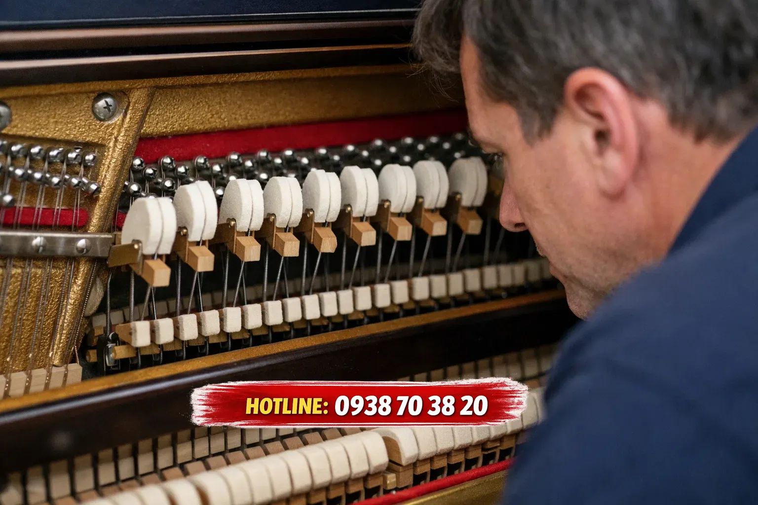 Kiểm tra damper piano