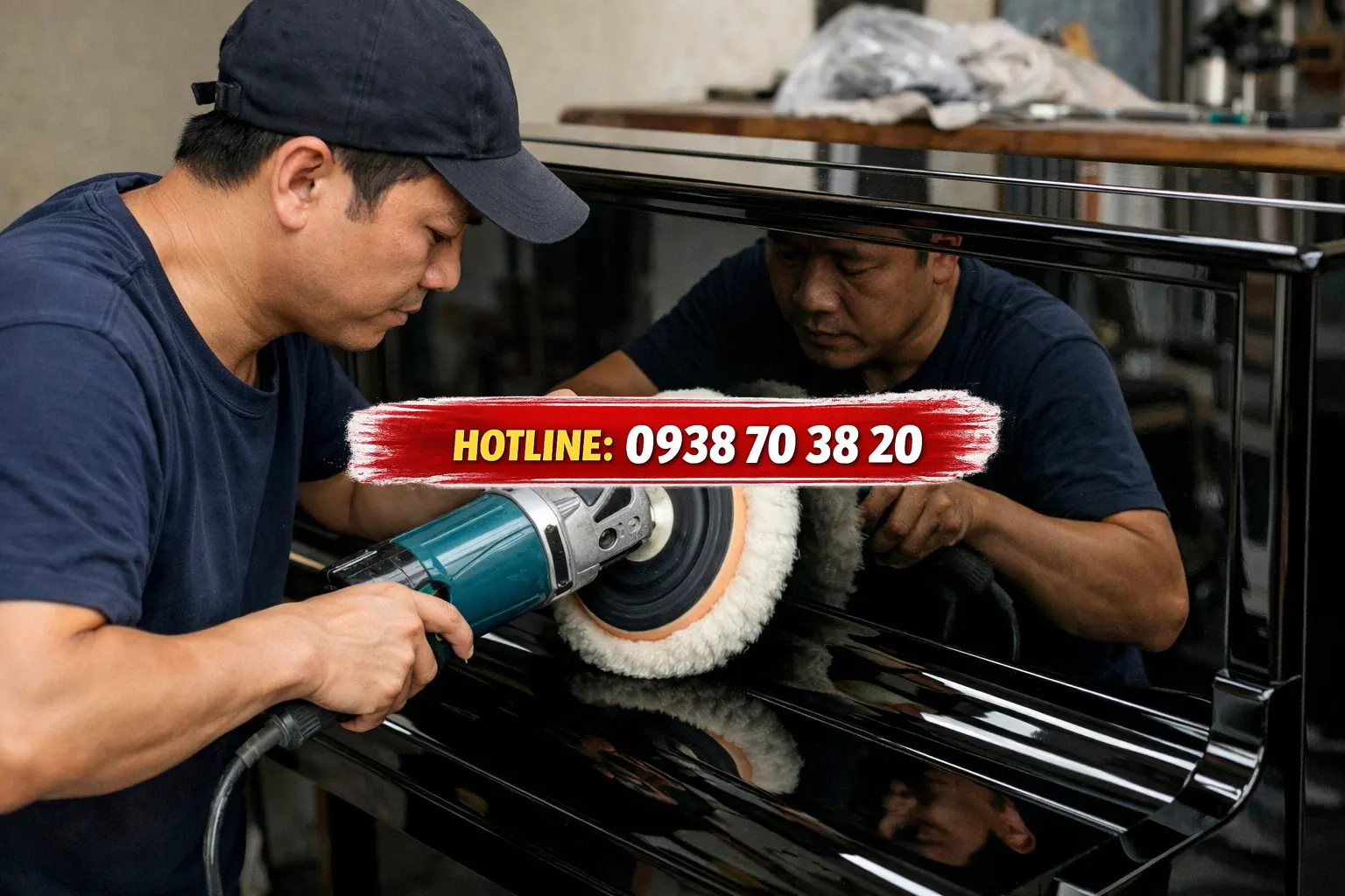 Sơn lại đàn piano