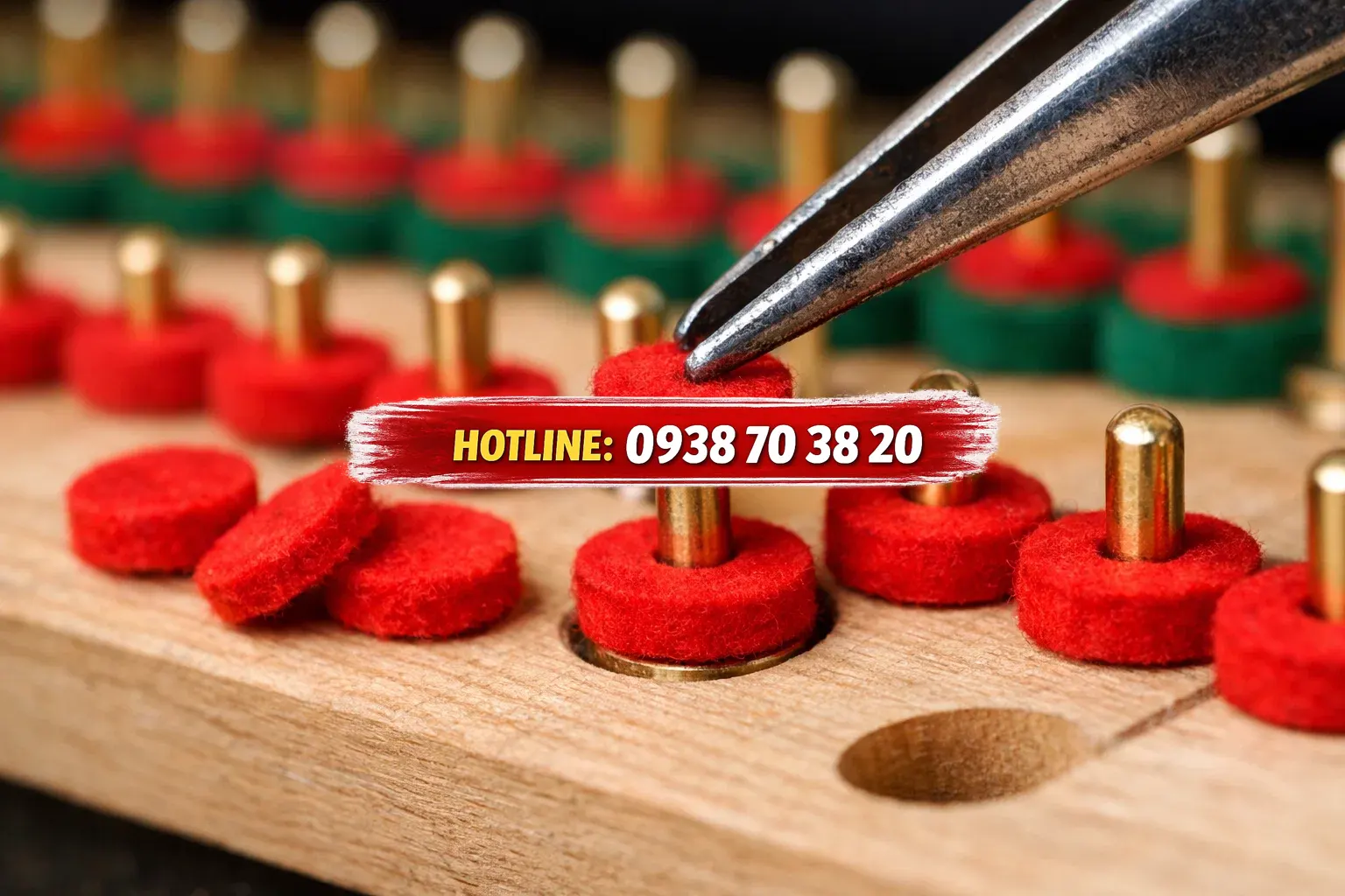 Thay nỉ đệm piano