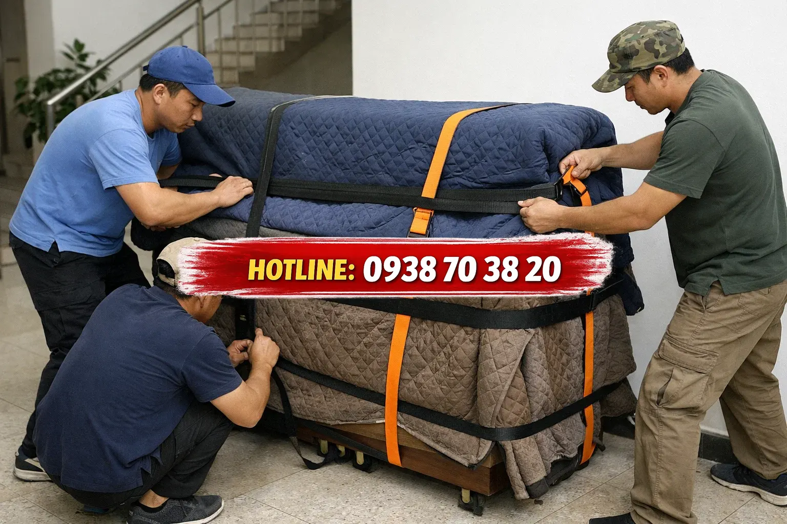 Vận chuyển piano an toàn