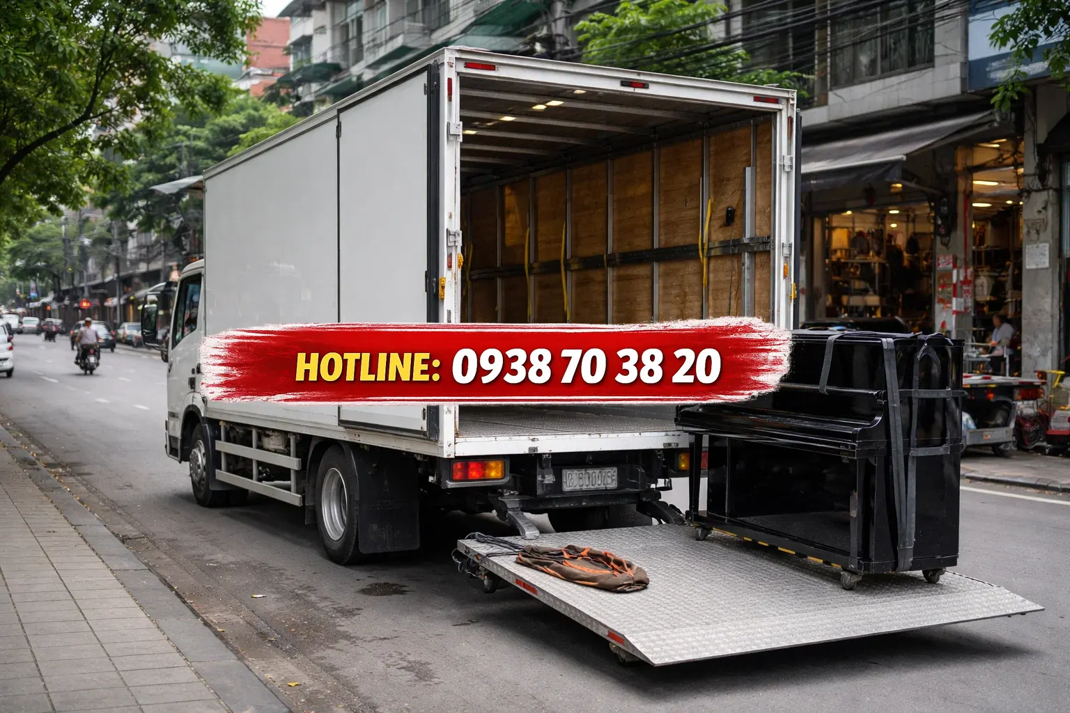 Xe vận chuyển piano chuyên dụng