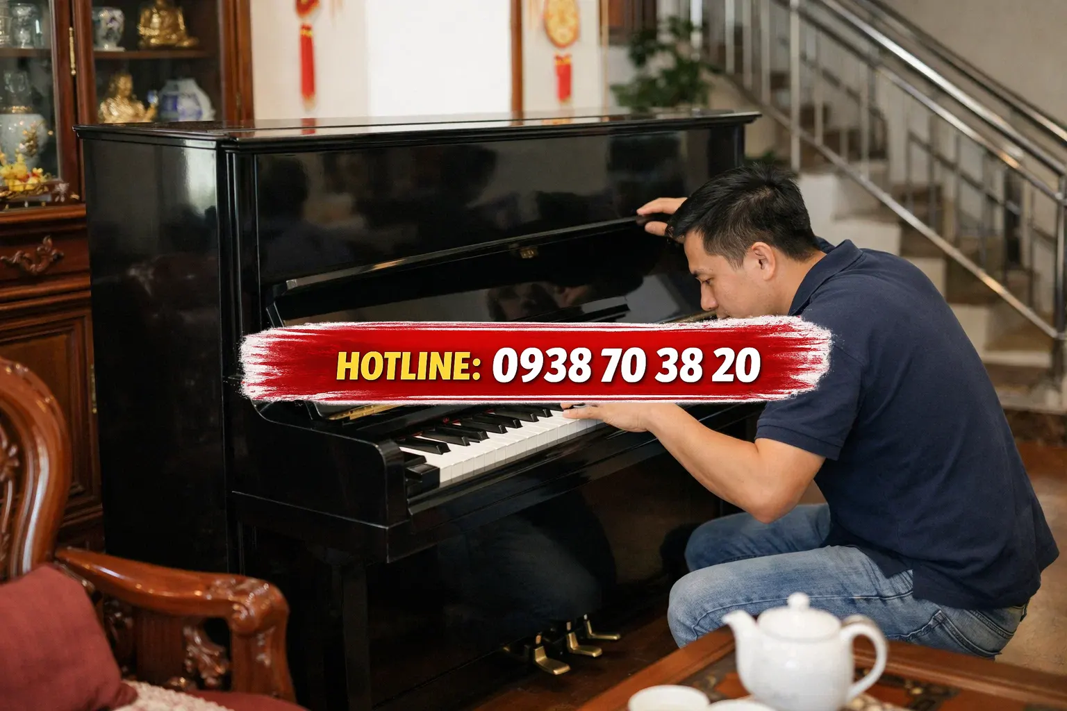 Dịch vụ thu mua đàn piano tận nơi tại khu vực Đầm Sen Quận 11