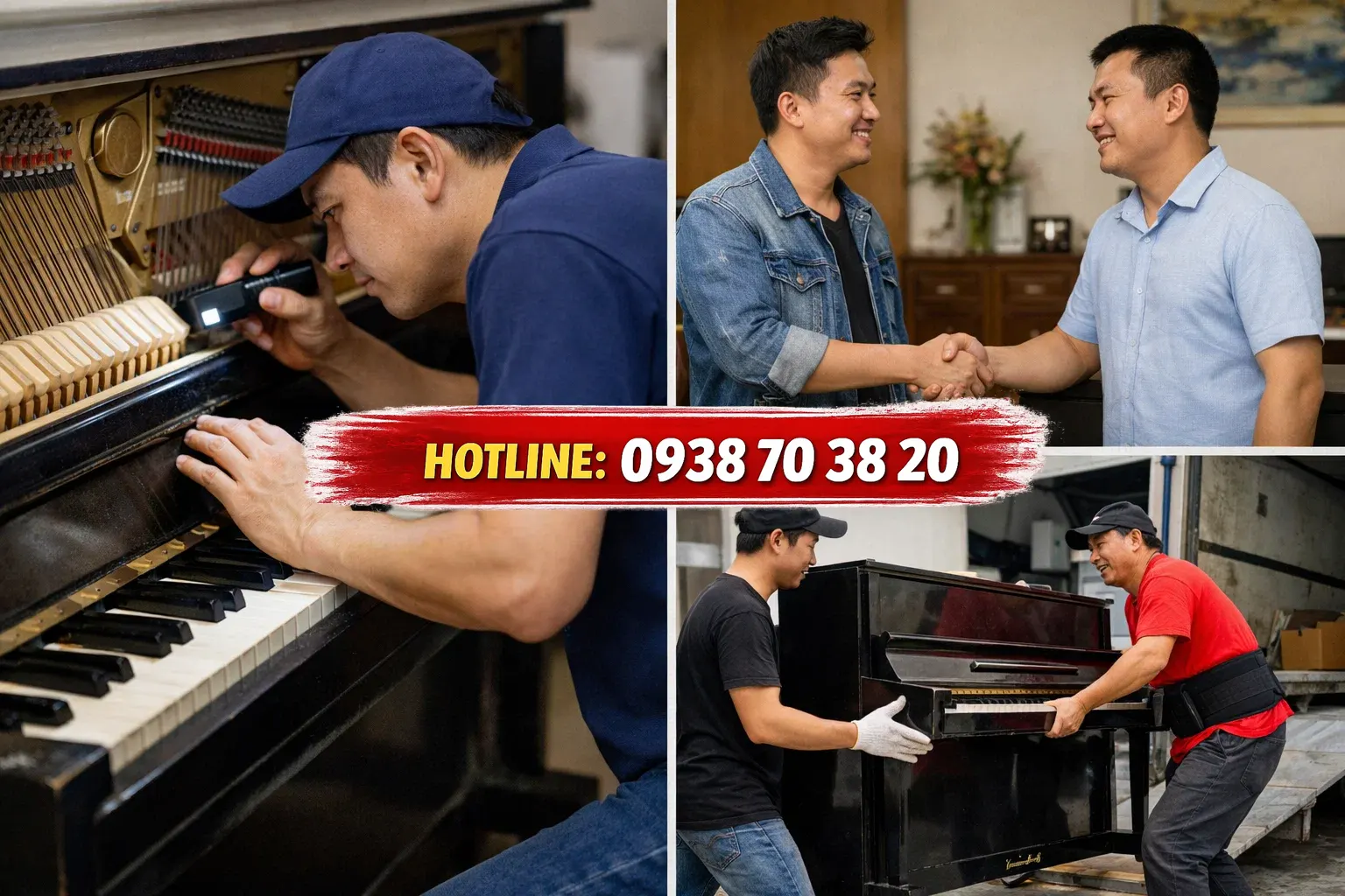 Dịch vụ thu mua đàn piano tận nơi tại Quận 9